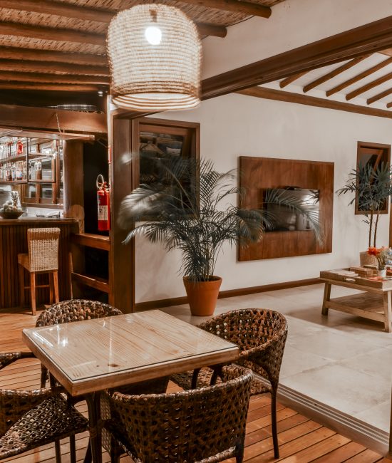 Bar área de lazer e salão de convivência